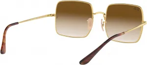 Женские солнцезащитные очки Ray-Ban RB1971 Square, Gold/Clear Gradient Brown