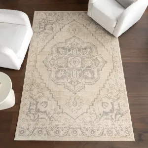 Старинный винтажный ковер Fable nuLOOM, 122x183 см, бежевый