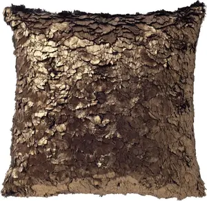 Декоративная подушка Silvijn 45x45 см, черный натуральный Dutch Decor