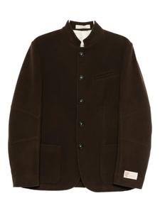 Однобортный пиджак из шерсти Massimo Alba, коричневый