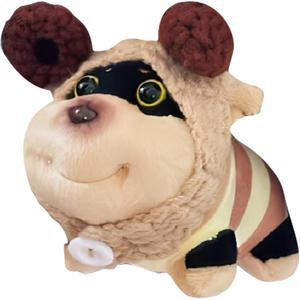 Bee Puppy, креативная нишевая милая мультяшная брелок-кукла плюшевый кулон, высота 11см JINBANG