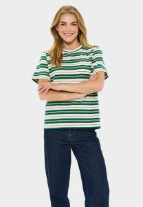 Футболка Saint Tropez MHERSZ, Green Multi Stripe/Green