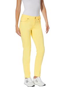 Джинсы облегающего кроя желтого цвета Heine