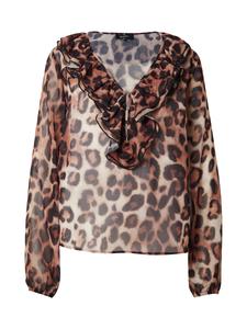 Блуза monari, коричневый/капучино