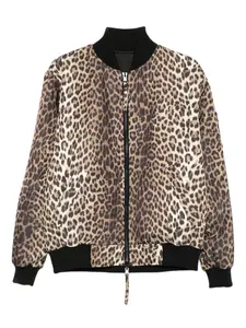 Бомбер с леопардовым принтом P.A.R.O.S.H., коричневый
