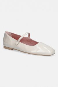 Кожаные балетки camille Pretty Ballerinas, бежевый