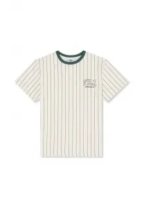 Футболка с графическим принтом в полоску от apparel rifredi Fila, Egret Black Iris Striped