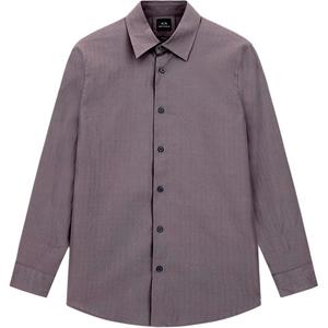 Серая мужская рубашка ARMANI EXCHANGE, серый