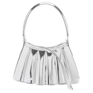 LACOSTE Полиуретановая сумка малая unisex silver