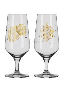 Набор пивных бокалов №1 + №2, Андреас Прейс Ritzenhoff, золото