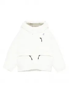 Пуховик с капюшоном K Way Kids, белый