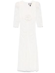 Платье миди NISSA из цветочного кружева, белый