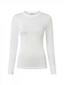 OPUS Футболка с длинными рукавами Sifa цвета экрю