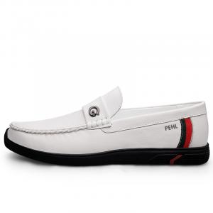 PEHL Мужские повседневные кроссовки низкие черно-белые белые, цвет White