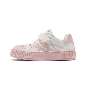 Детские кроссовки для скейтбординга с низким верхом, устойчивые к скольжению и износу BIG WASP, бежевый/розовый