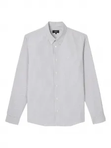 Полосатая рубашка с длинными рукавами A.P.C., зеленый