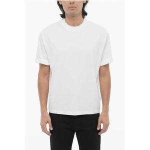 Однотонная футболка с круглым вырезом, удобная посадка Neil Barrett, White