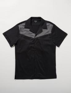 Рубашка с короткими рукавами Chet Rock Direwolf Bowling Shirt, черный/серый