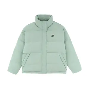 Пуховик женский зеленый New Balance