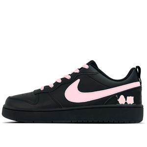 Nike Кроссовки для скейтбординга Court Borough с устойчивостью к истиранию низкие детские черные для подростков