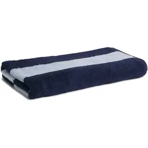 Полотенце Block Streifen с полосками, 100% премиальный хлопок, сделано в Германии Möve, Deep sea-aquamarine