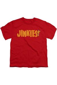 Футболка с коротким рукавом Scooby Doo "Джинки" для детей Gildan, красный