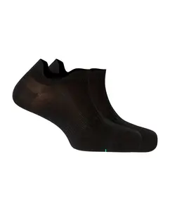 Набор из 2 пар мужских хлопчатобумажных носков с двойным язычком черного цвета Punto Blanco, чёрный