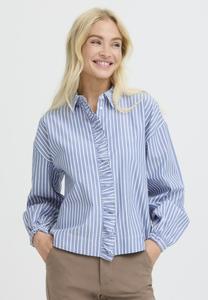 Блуза b.young BMMHILDE SHORT SHIRT, Stonewash Mix/Stone