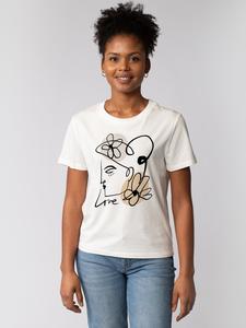 Футболка wat? Apparel T-Shirt Self love, белый