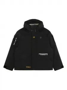 Куртка с капюшоном и нашивкой Aape By A Bathing Ape, черный