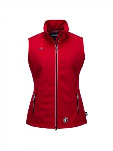 SCHIETWETTER Жилет из софтшелла для плохой погоды, для пресноводной рыбалки, Heike, красный