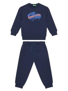 Спортивный костюм regular fit 3J68GK00S United Colors Of Benetton, синий