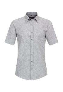 Льняная рубашка в полоску свободного покроя Casamoda, синий