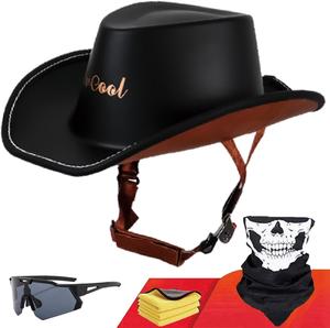 Полушлем-шляпа CGHJDM, черный