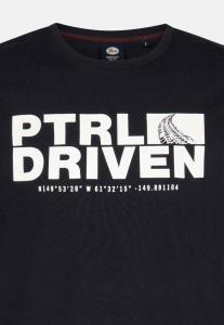 Футболка с принтом KURZARM Petrol Industries, черный