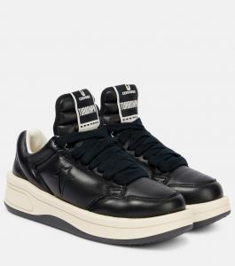 Converse Turbowpn кожаные кроссовки Rick Owens, черный