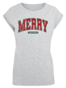 Футболка F4NT4STIC T-Shirt Weihnachten Varsity Retro, пятнистый серый