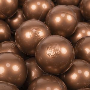 KiddyMoon Мячи пластиковые 7см медь 300 Игрушечный набор шариков