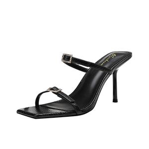 CAOT Тапочки-слайды женские черные