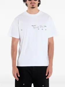 Футболка Fulgens с фирменным принтом HELIOT EMIL, белый