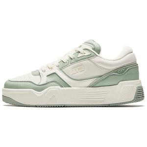 Кроссовки ANTA C37 Series Skateboarding Shoes Women's Low-top Ivory White/oxygen-green, слоновая кость/зеленый