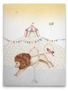 Картина на холсте A.S. Création Playful Circus 2 цвет buntbeigeblaugrauorange