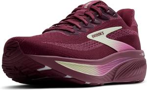 Женские нейтральные беговые кроссовки Brooks Ghost 17, зеленый/розовый/бордовый