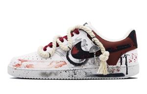 Кроссовки Nike Court Vision 1 Skateboarding Shoes Men Low-top Black/white/red, белый