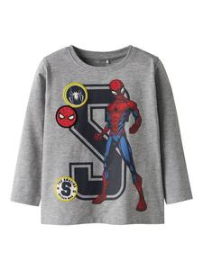 Name it Топ с длинными рукавами серого меланжевого цвета