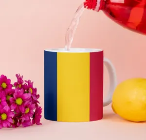 Кружка Чада, флаг-горшок, африканская кофейная кружка, национальная кружка, кофейная чашка для офиса, чай Tinisu