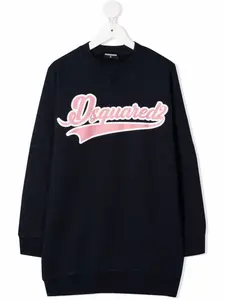 Платье с логотипом DSQUARED2 KIDS, синий