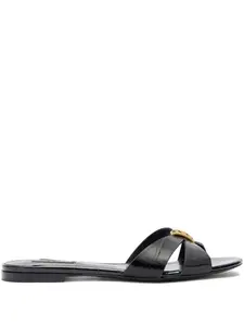 Декорированные сандалии Roberto Cavalli, черный