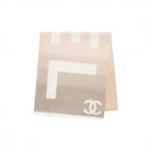 CHANEL Вязаный шарф унисекс розовый