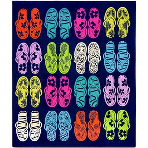 Пляжное полотенце Le Comptoir de la Plage Fiuzzi, текстиль - 140 x 1 x 170 см